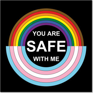 You Are Safe With Me Posters and Art